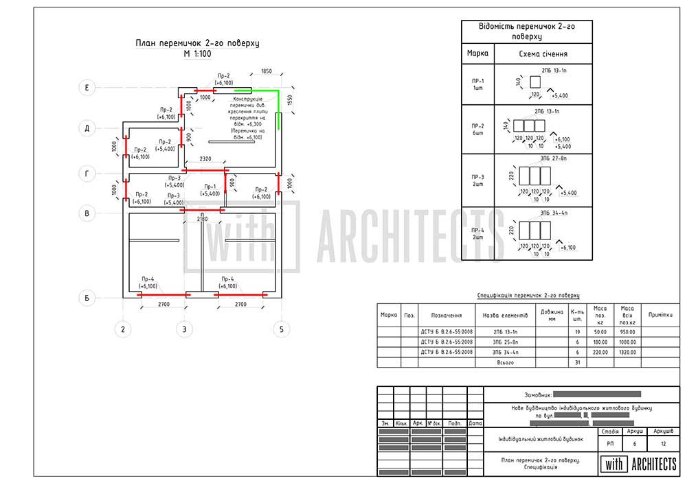 Проєкт конструкцій будівлі