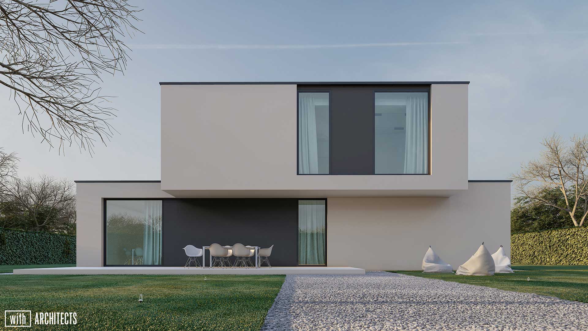 Cube in cube house photo three