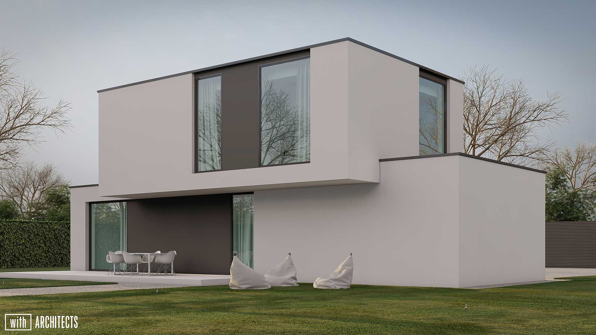 Cube in cube house photo four