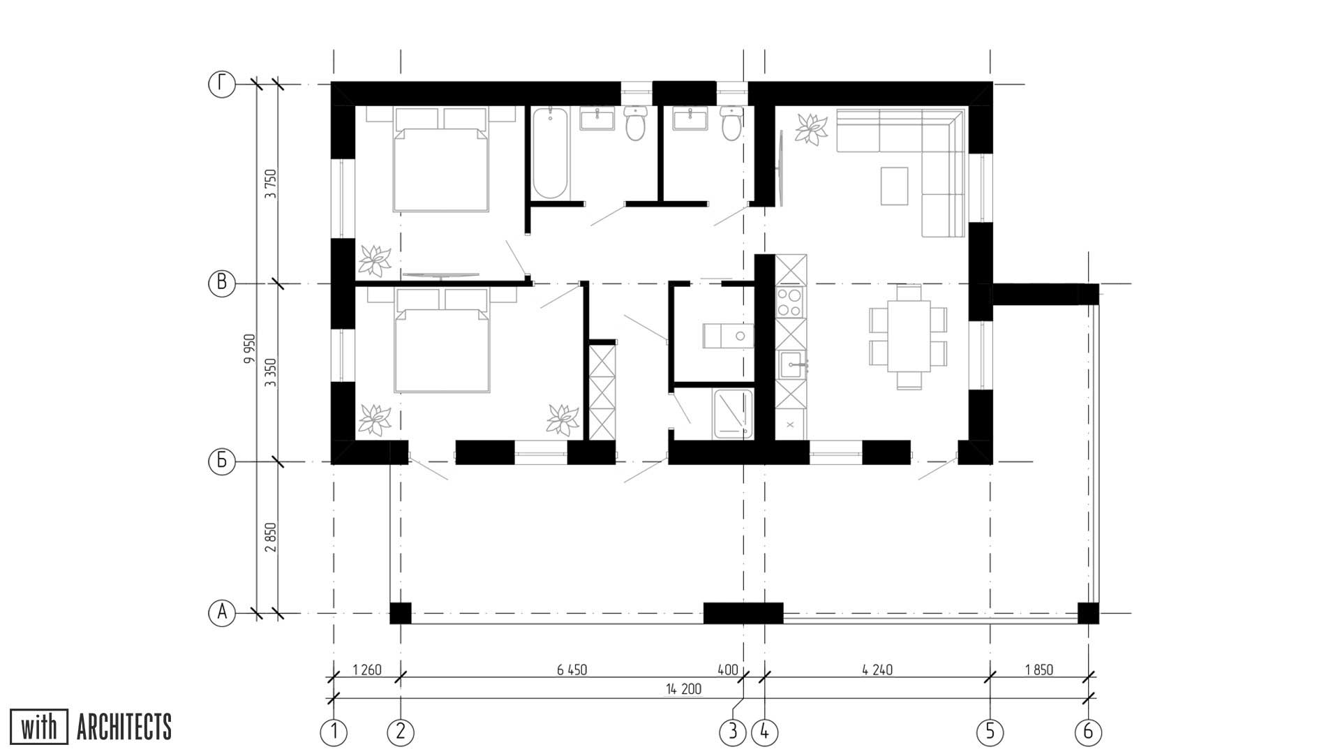 проєкт minimalist house